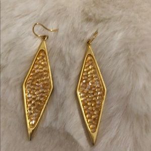 Hanging gold earrings-make a bundle!